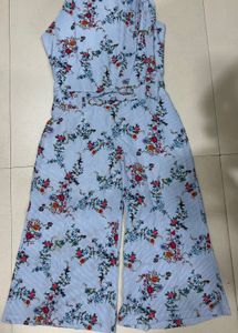 Floral Print Jumpsuit