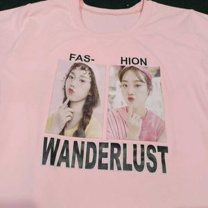 Pink Graphic Tee