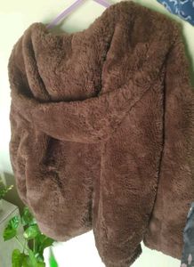 Viral Zara Faux Fur Brown Coat