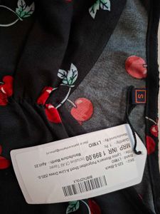 Pretty Cherry Printed Dress