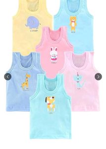 Cute Kids Cotton Vest 6-Pack