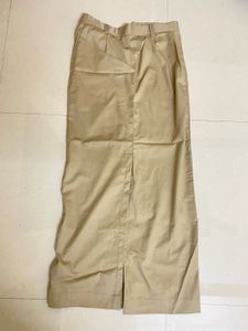 Valtta Khaki Straight Skirt