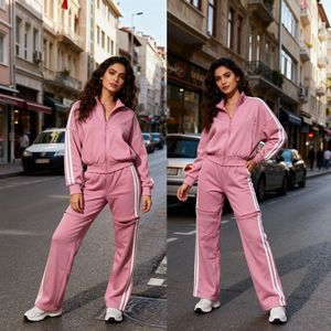 Pink 3in1 Style Tracksuit Set