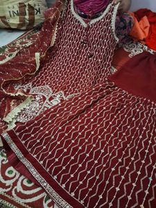 Heavy Party Wear Sharar Dress