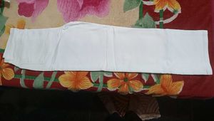 White Wide Leg Denim Jeans