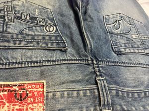 Embroidered Denim Jeans