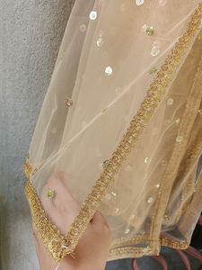 Branded New Gold Toned Embroidered Dupatta💛💛💛