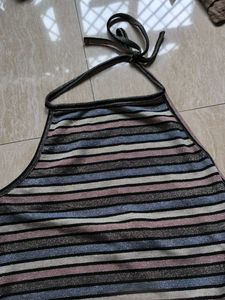 Striped Halter Top