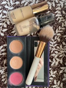 Makeup Bundle: Foundations, Blush Palette &amp; Brush