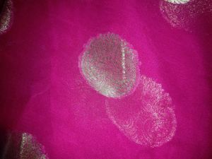 New Chiffon Rani pink Saree