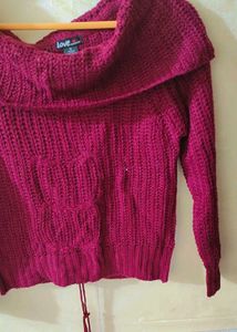 Maroon Color Pullover