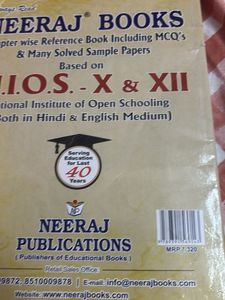NiOs 10 Th Home Science MCQ And Solved Sample Pape