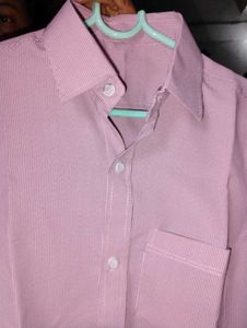 Pink Striped Shirt