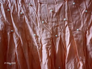 Peach Crop Top