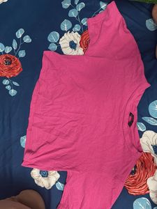 Zudio Hot Pink Crop