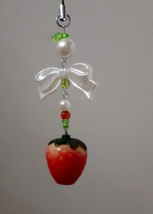 Strawberry Phone Charms