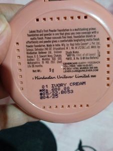 Lakme 2 In One Foundation With Compact