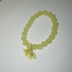 Yellow Beaded Bracelet