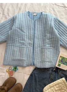 Striped Quilted Jacket