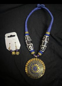Blue Jewellery Set