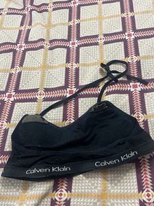 Calvin Klein Black Halter Bralette