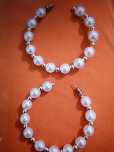 Pearl Hoop Earrings