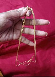Gold Tone Multi-Strand Necklace