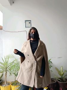 Korean Style Cape Coat