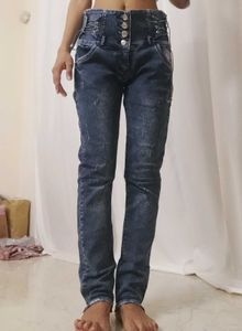 High Waist Denim Jeans