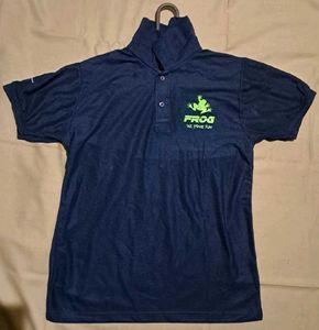 Combo—Navy Blue T-Shirt + red Cotton Leggings