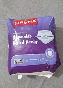 Sirona Disposable Period Panty L-XL
