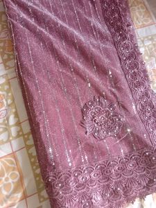 Elegant Saree(Stitched Blouse)💜✨💅