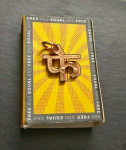 Hindi फ Initial F Gold Plated Jewellery Charm