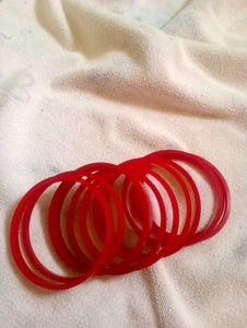 Red Colour Bangles