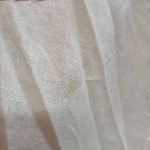 Linen White Shirt - Size - 40/Large To XL