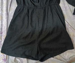 Black Playsuit / Romper From Max