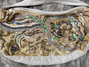 Vintage Beaded Embellished Boho Bag