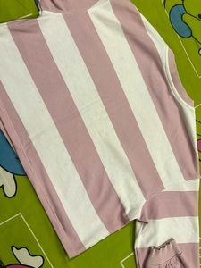 Striped Pink Sweatshirt