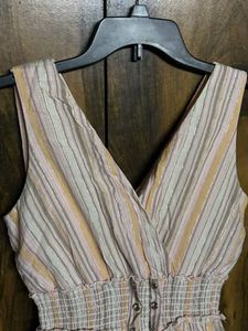 Striped Sleeveless Dress