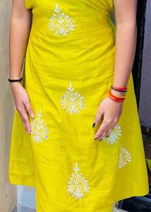 Cord Set In Yellow Colour