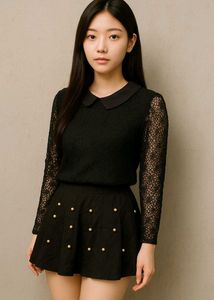 Peter PAN Collar Party Wear