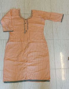 Beautiful Hand Work Cotton Kurti