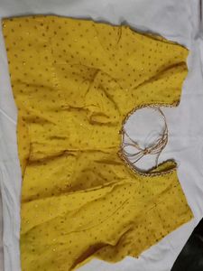 Yellow Colour Blouse
