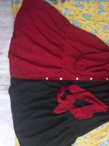 🖤❤️Frock BlaK_red