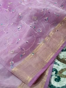 Magenta Colour Saree