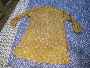 Women Summer Printed Kurta Short Top