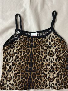 Cheetah Print Tank Top