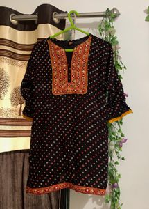 Black Garba Style Tunic♥️