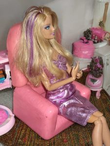 Barbie Doll & Chair