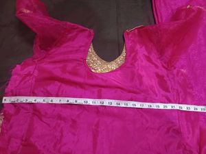 Pink Embroidered Kurta Set